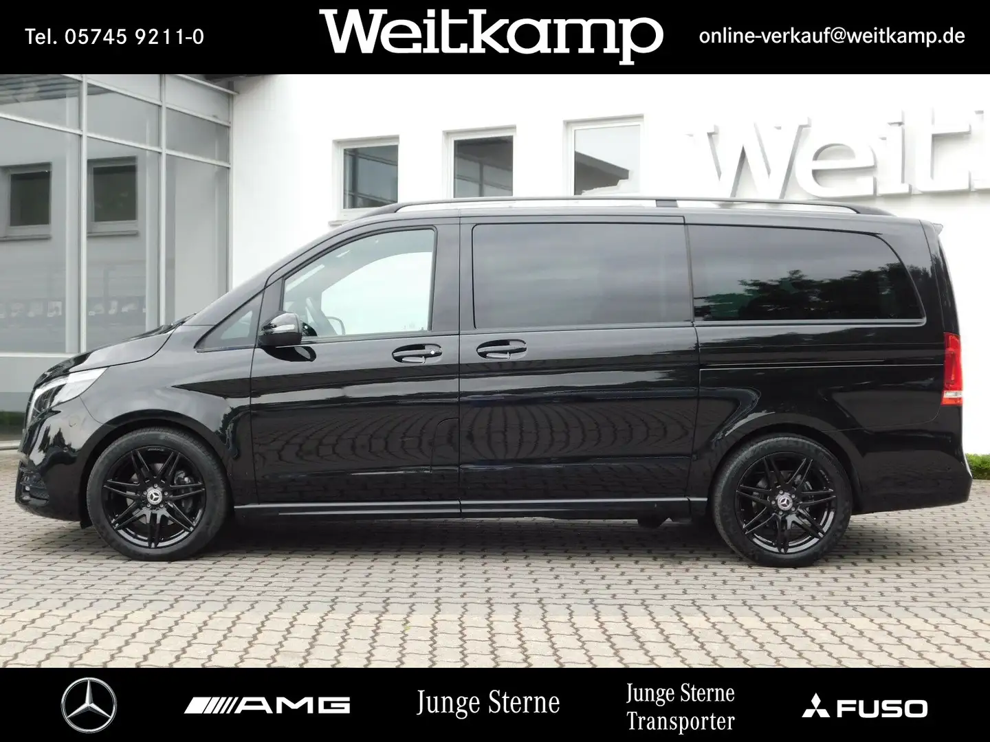 Mercedes-Benz V 300 V 300 d AVANT. EDT. Lang AMG+TISCH+360°+DISTRO. Schwarz - 2