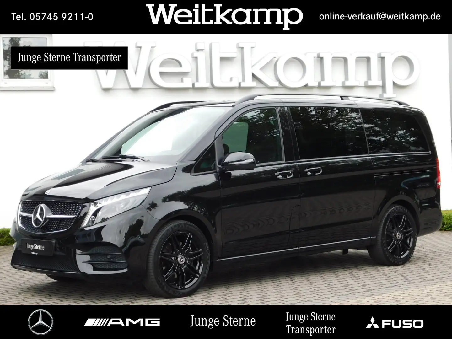 Mercedes-Benz V 300 V 300 d AVANT. EDT. Lang AMG+TISCH+360°+DISTRO. Schwarz - 1