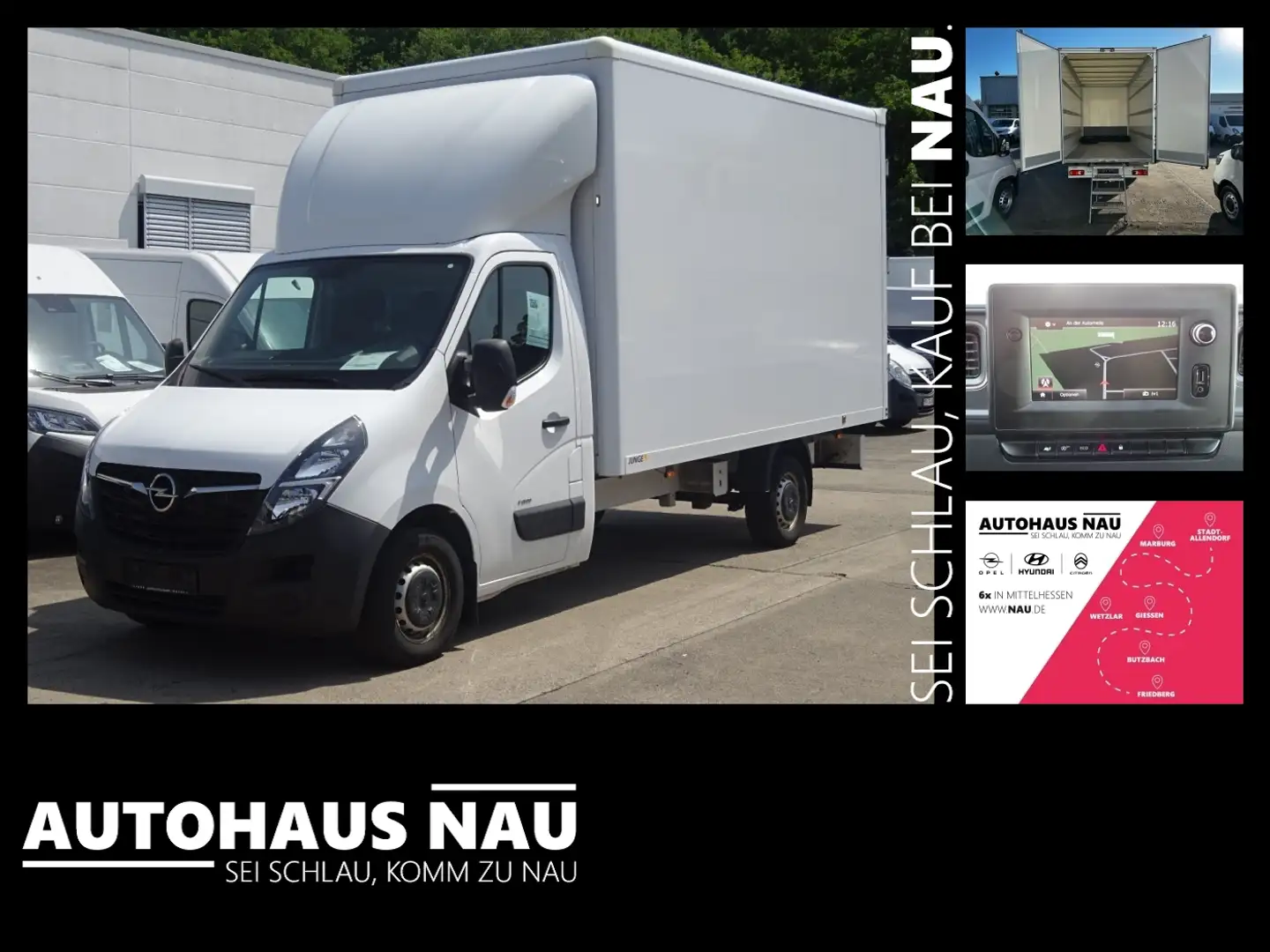 Opel Movano MÖBELKOFFER Navi, BT, 955 KG Nutzlast Weiß - 1