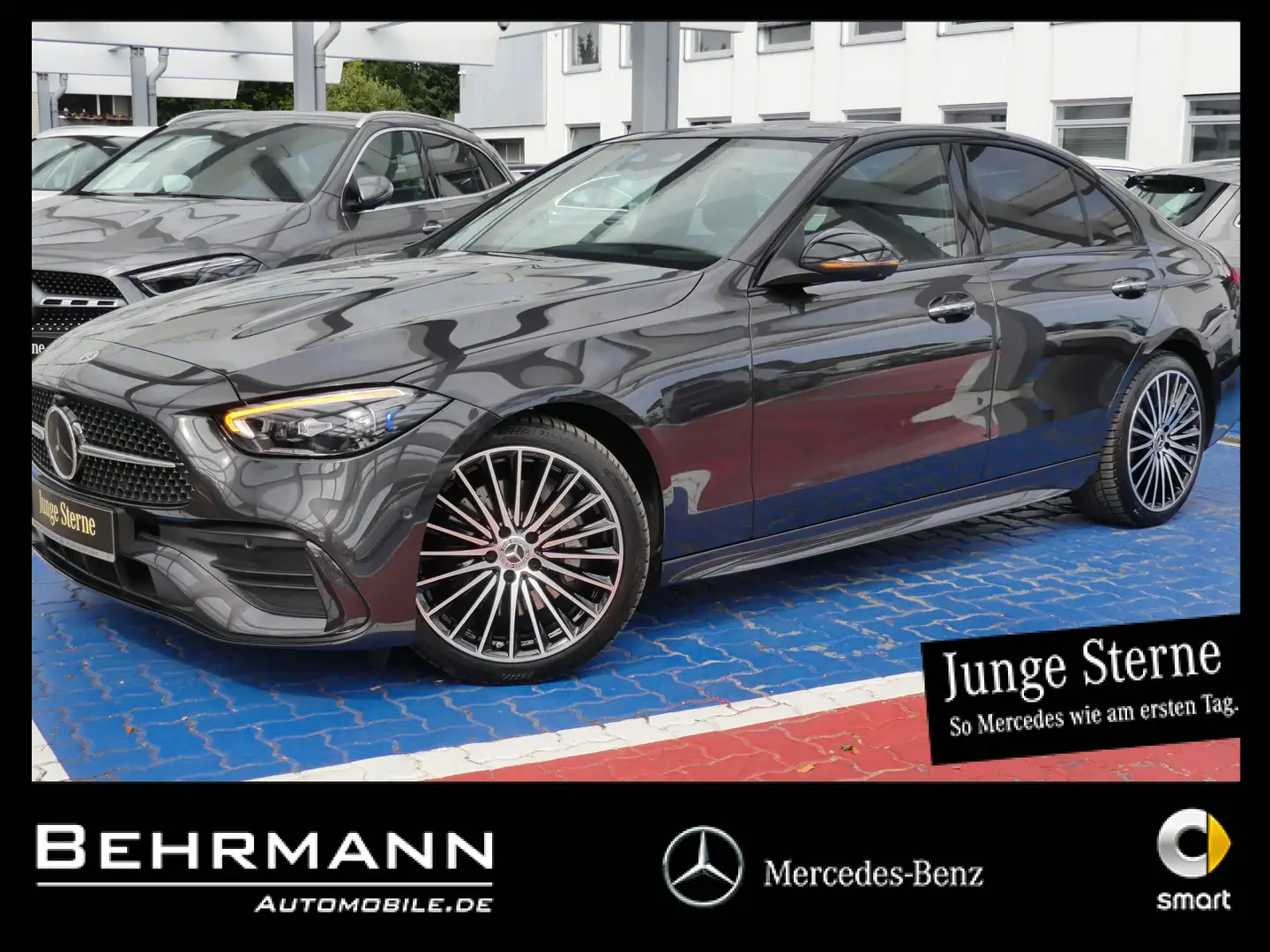 Mercedes-Benz C 300 C 300d AMG ++Distronic+AHK+Panorama+NightPaket+ BC Grigio - 1