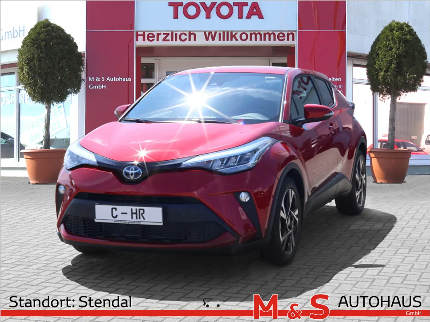 Toyota C-HR 2.0 Hybrid Team D inkl. Winterkompletträ Rot - 1