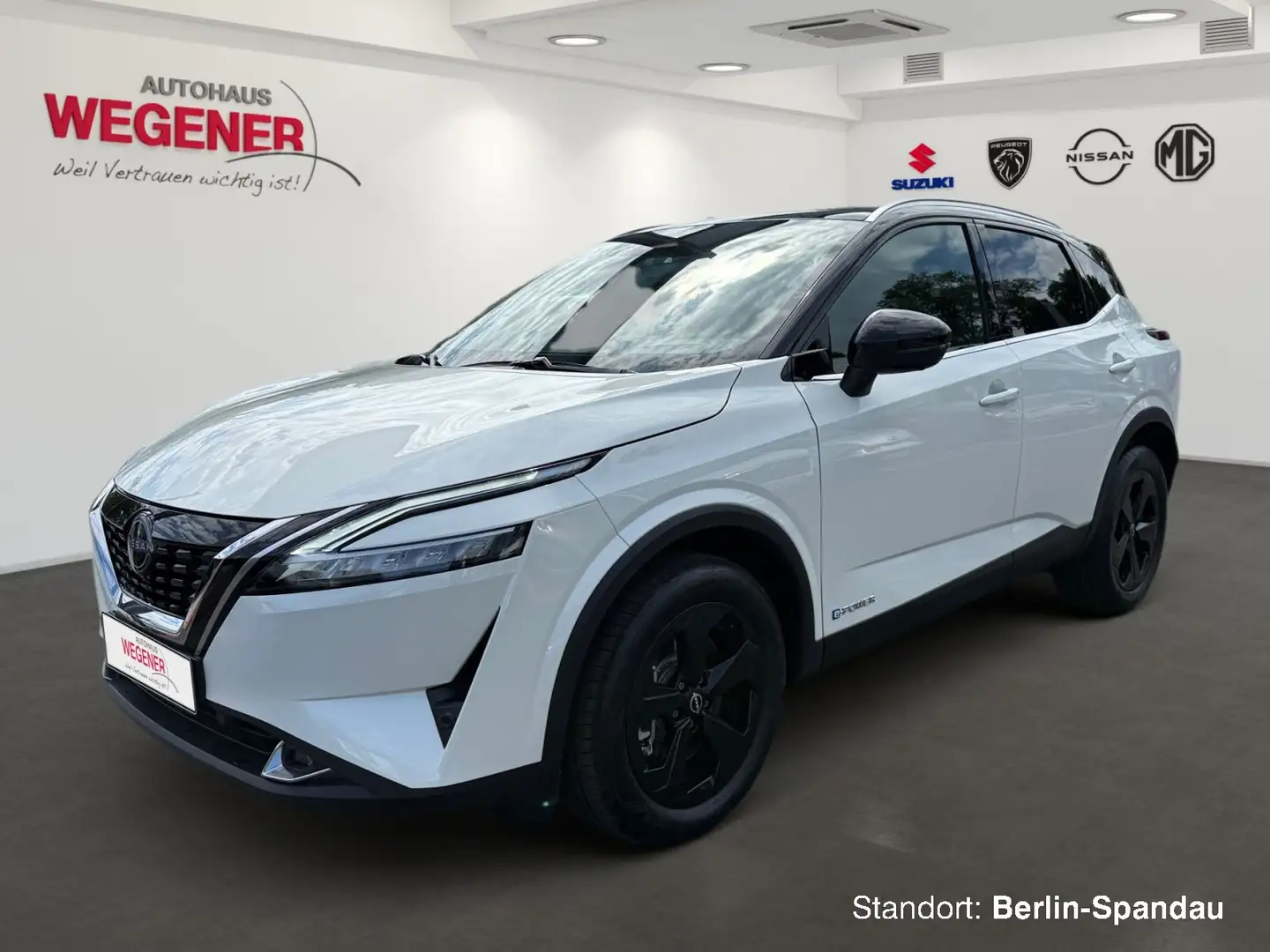 Nissan Qashqai QASHQAI BLACK EDITION e-POWER PANO NAV HUD CARPL Blanc - 1