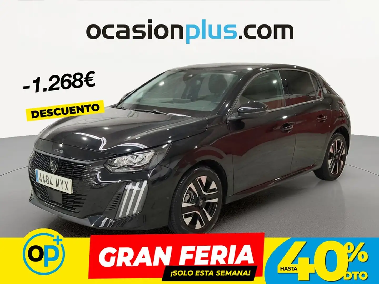Peugeot 208 1.2 Puretech S&S Allure 100 Negro - 1