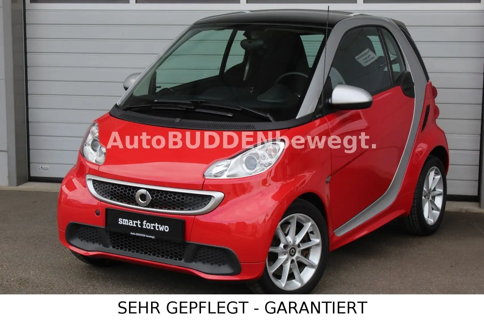 smart forTwo FORTWO COUPE TURBO PASSION - SERVO+SHZ+GARANTIE Rouge - 1
