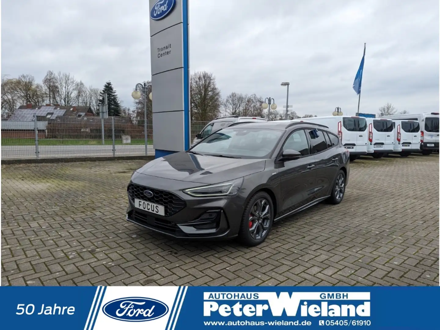 Ford Focus Turnier ST-Line HUD Navi LED Kurvenlicht ACC El. H Grau - 1