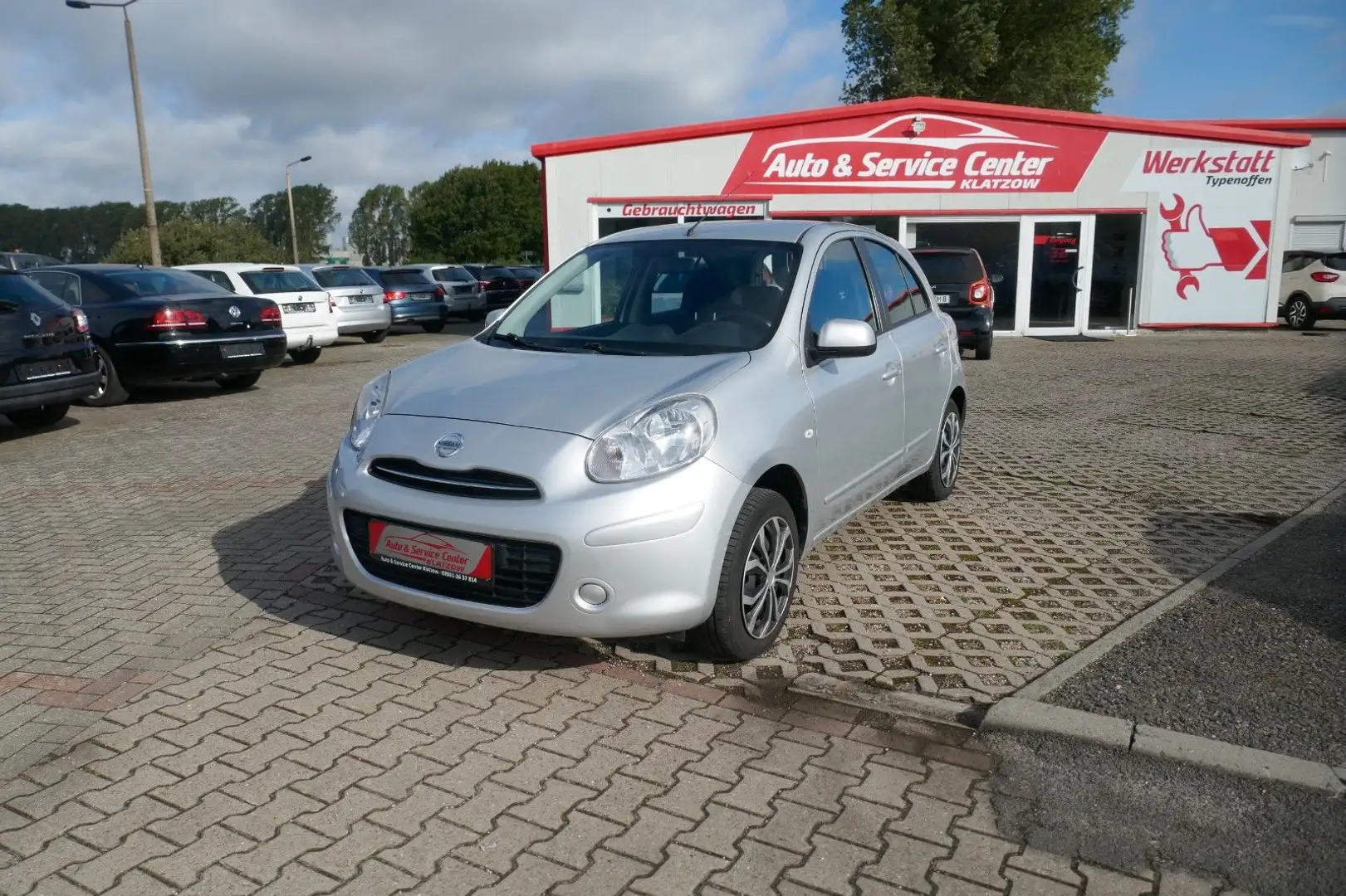 Nissan Micra 1.2 Acenta KLIMA NAVI Silber - 1
