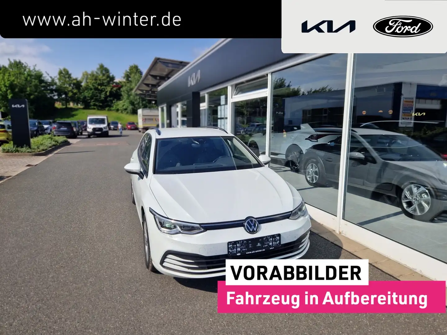Volkswagen Golf Variant 1,5 TSI Life LED+ ACC Navi 3Z-Klimaaut SHZ RFk Blanc - 1