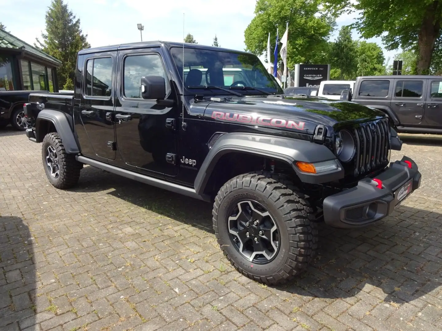 Jeep Gladiator Rubicon 3,6 V6/Leder/ACC/3xSofort! Zwart - 1