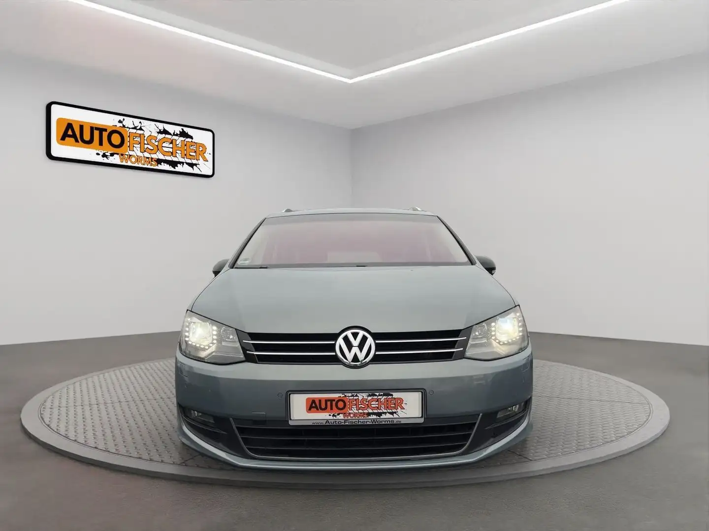 Volkswagen Sharan Style BMT  Xenon  Navi  AHK  Kamera Grau - 2