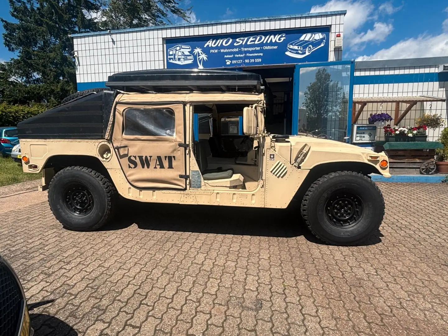 HUMMER H1 Oldtimer H-Zulassung Tüv 12-27 Seilwinde - 2