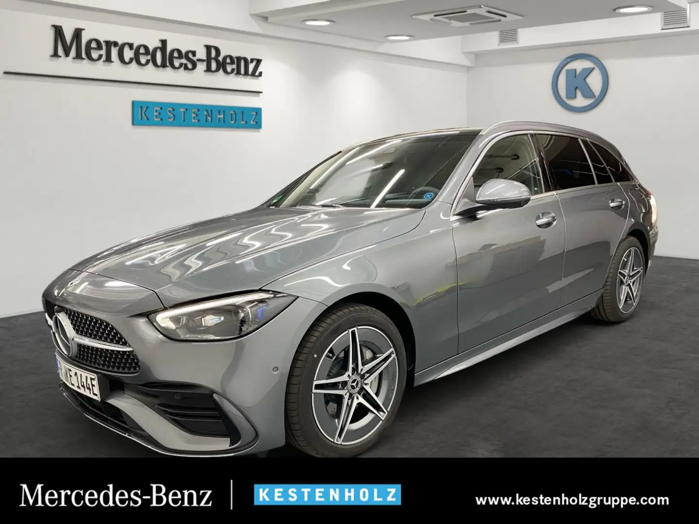 Mercedes-Benz C 300 de T AMG+AHK+PANO+HANDS-FREE+360°+DIGITAL Grau - 1