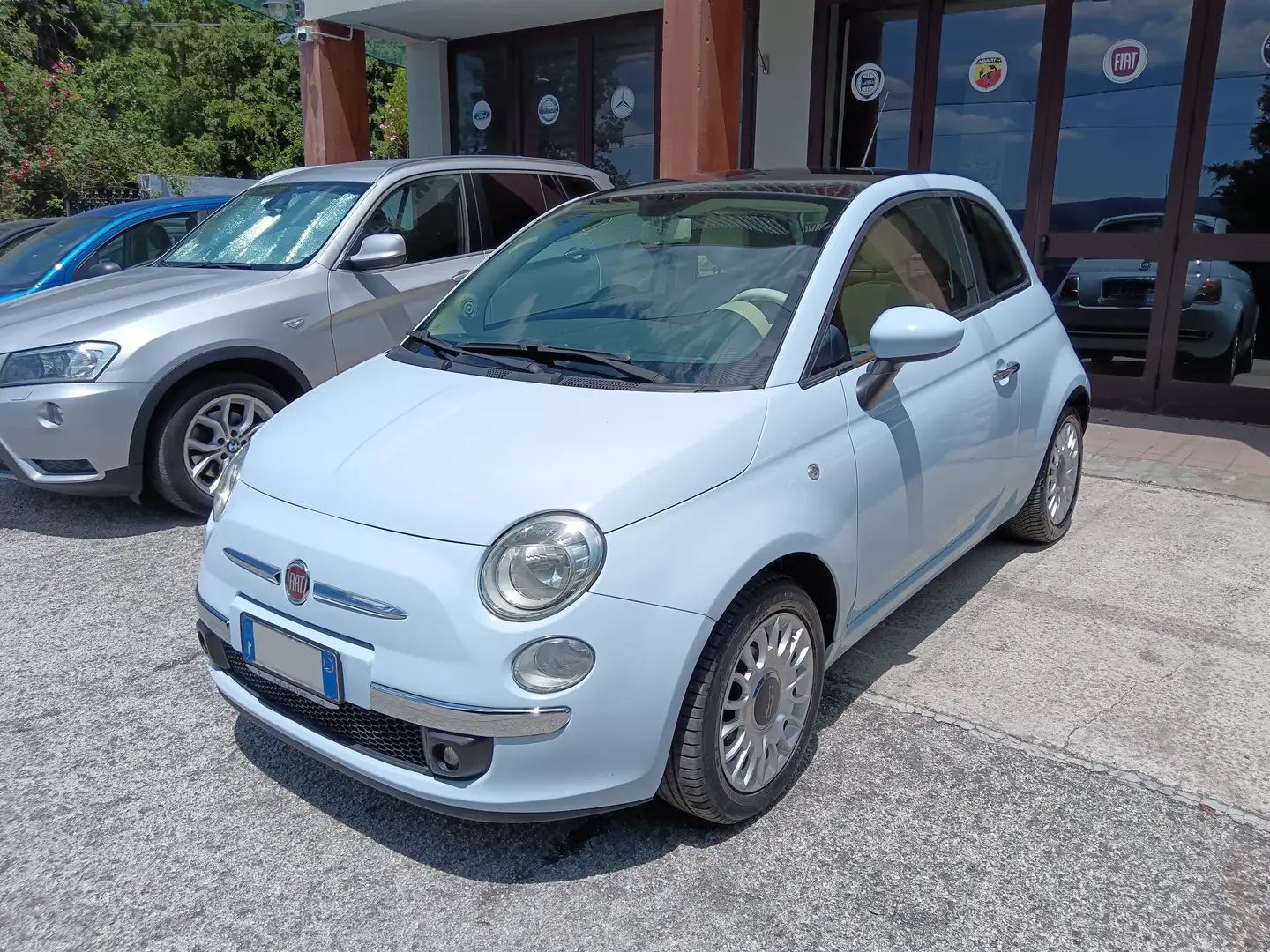 Fiat 500 1.2 69CV LOUNGE + NEOPATENTATI Blu/Azzurro - 1
