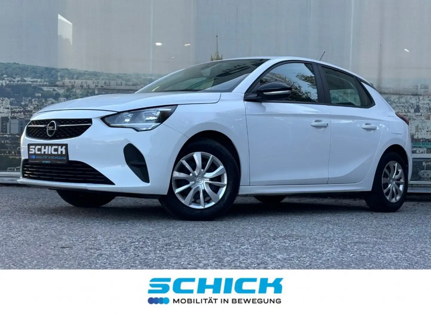 Opel Corsa 1,2 Edition 55KW, Benzin 75 PS, 5-türig, Manuell Blanc - 1