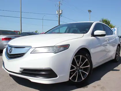 White 2015 Acura TLX Sedan Front-Wheel Drive Automatic