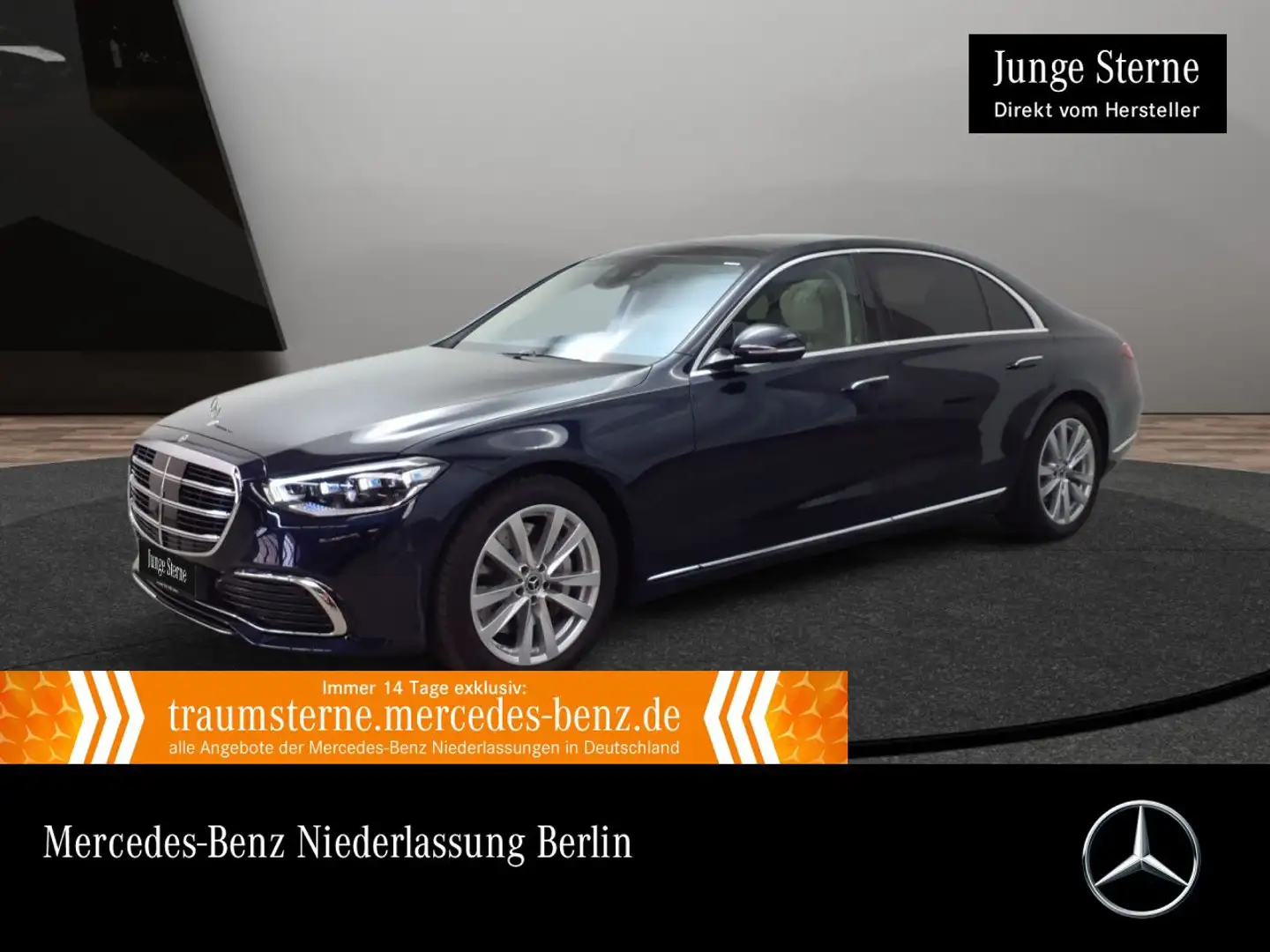 Mercedes-Benz S 450 d L 4M PANO+DIGITAL-L+BURMESTER3D+STHZG+19" Albastru - 1