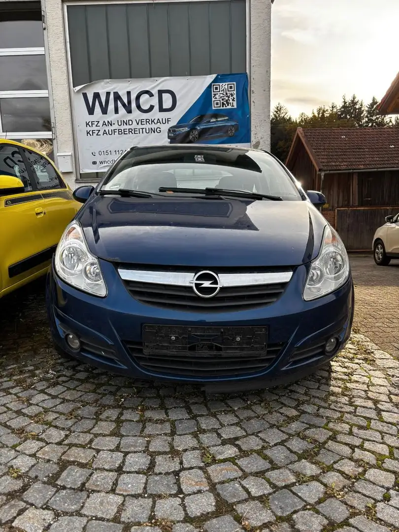 Opel Corsa D Blau - 1