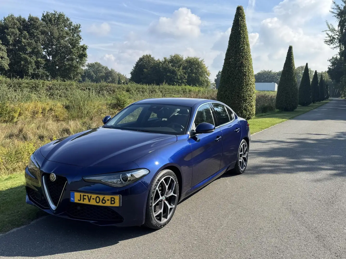 Alfa Romeo Giulia 2.0T RWD Veloce stoelen, 19inch, 86dkm, Bleu - 2