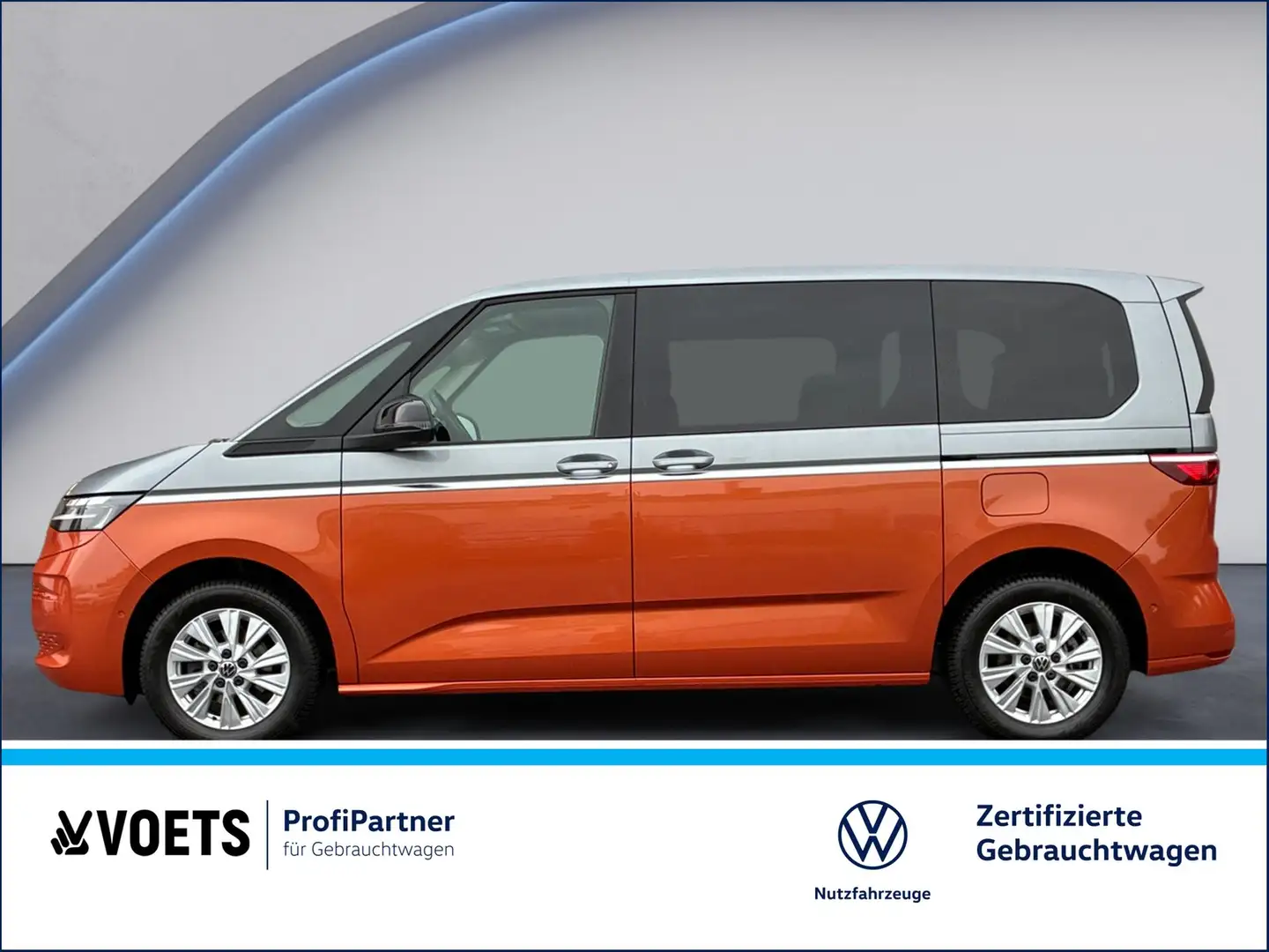 Volkswagen T7 Multivan Life KÜ 2.0 TDI DSG AHK+RearView+NAVI Orange - 2