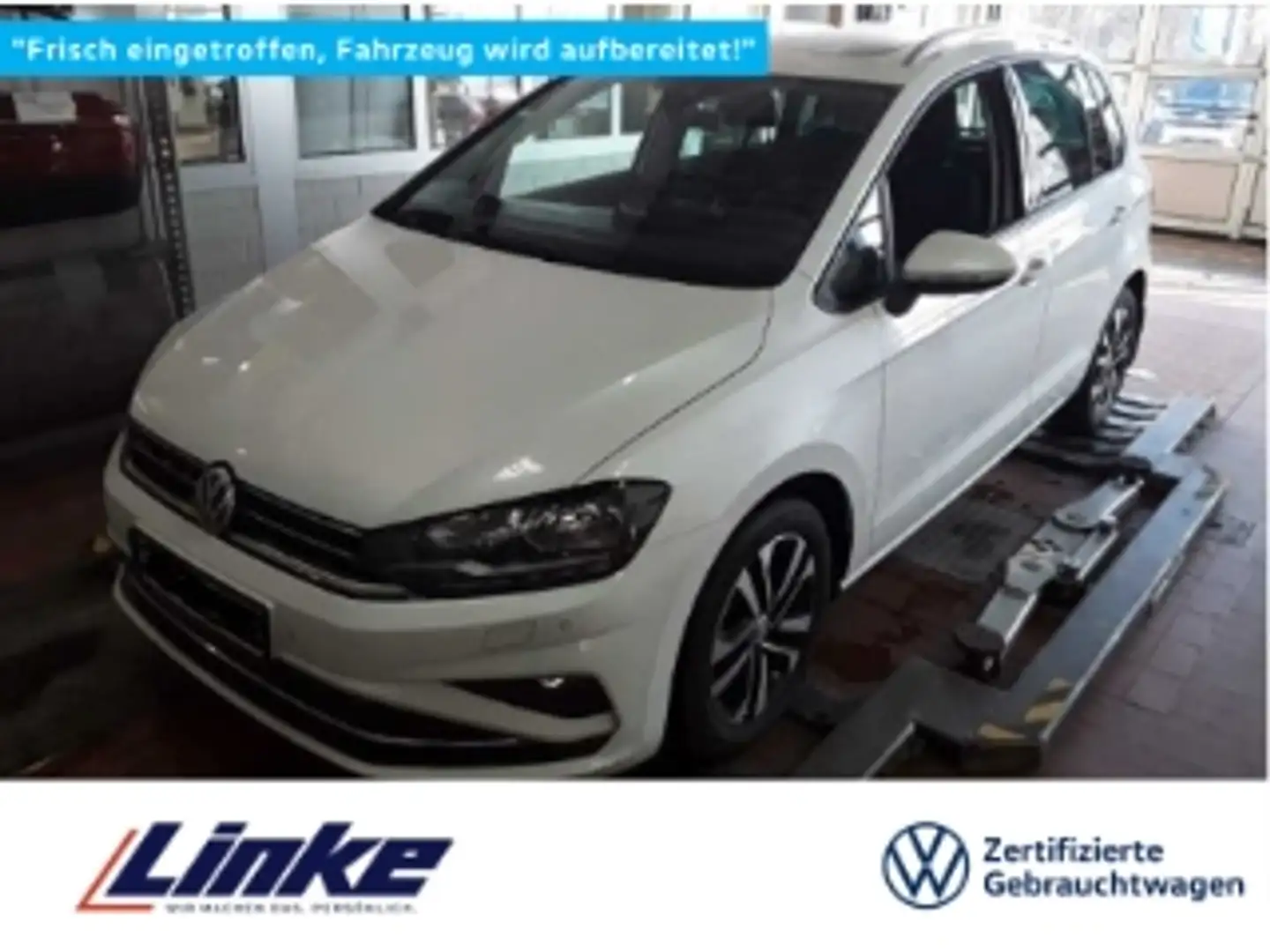 Volkswagen Golf Sportsvan VII 1.0TSI United Pano/Kamera/AHK/ACC/Navi/App-Con Weiß - 1