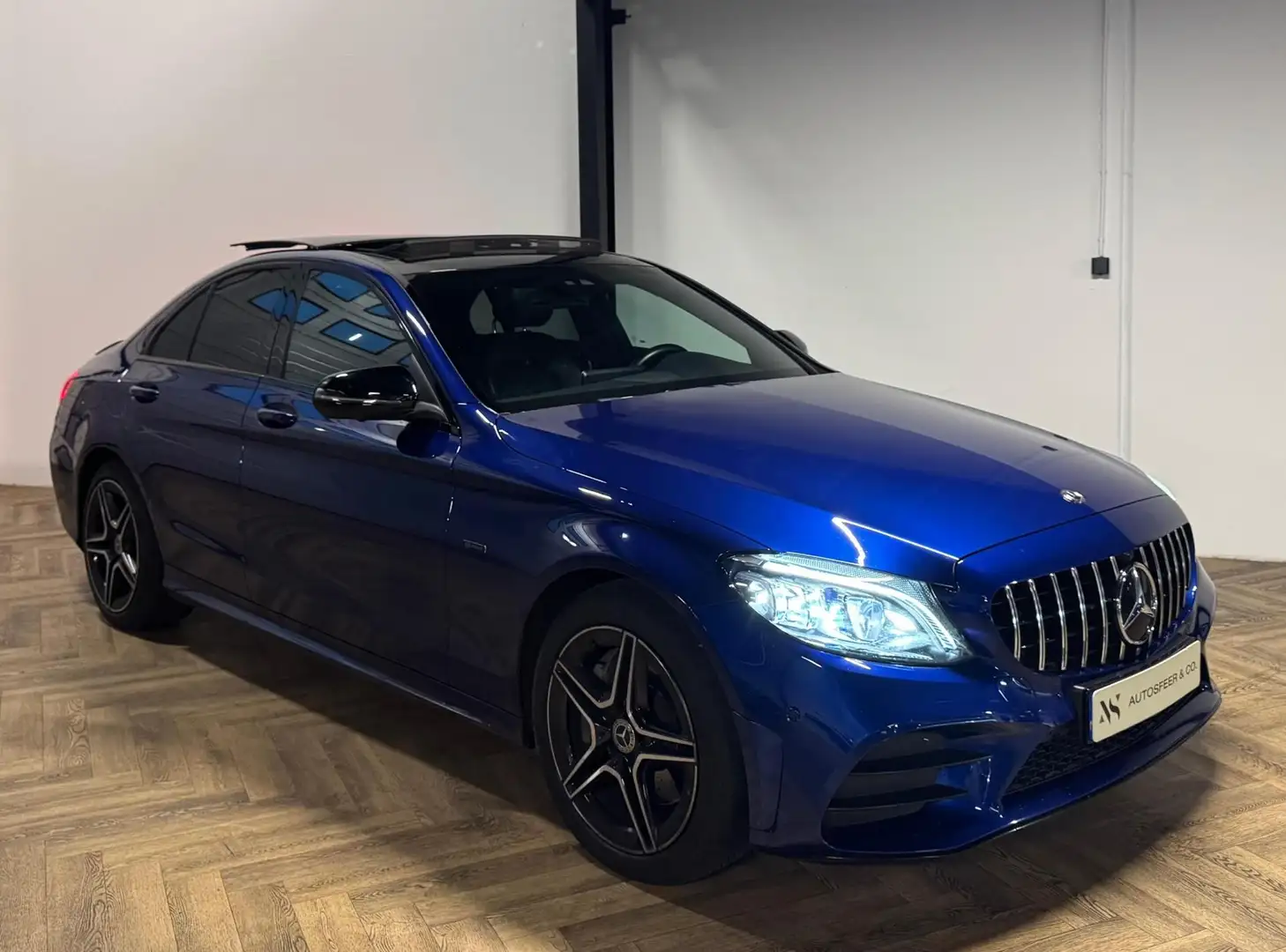 Mercedes-Benz C 300 e Business Solution AMG Limited PANO CAM Blauw - 2