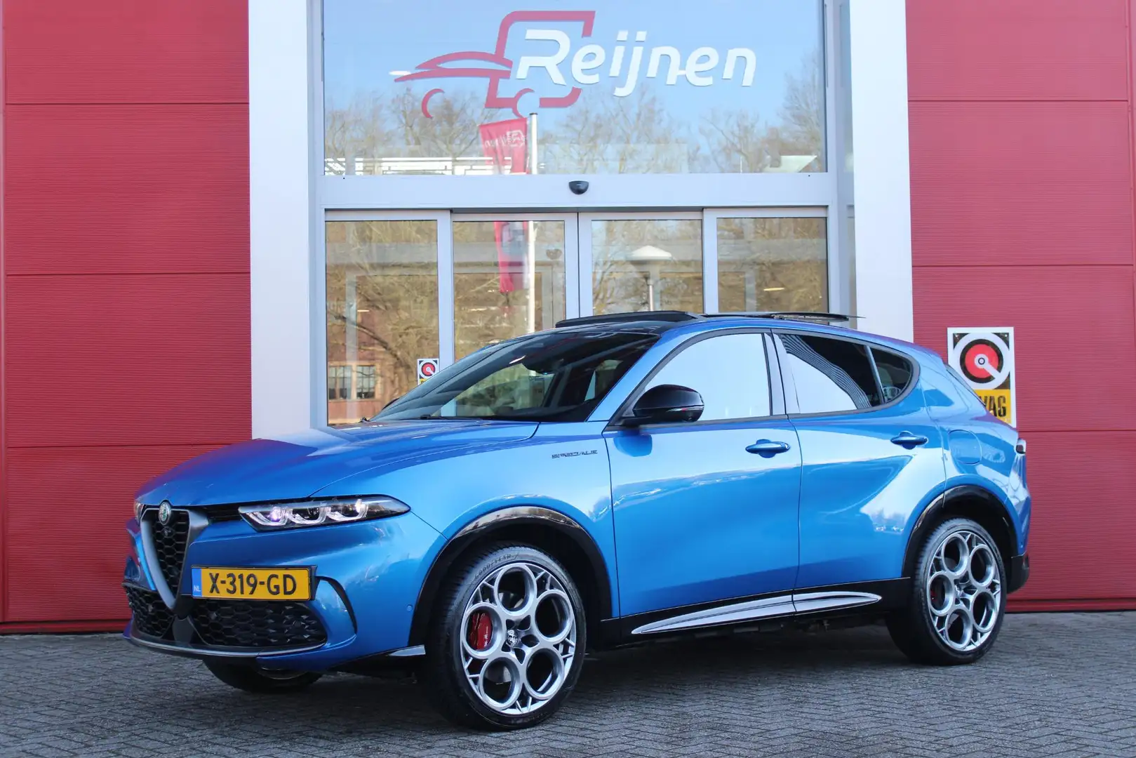Alfa Romeo Tonale 1.3T PHEV Q4 280PK Edizione Speciale | PANORAMISCH Blauw - 1
