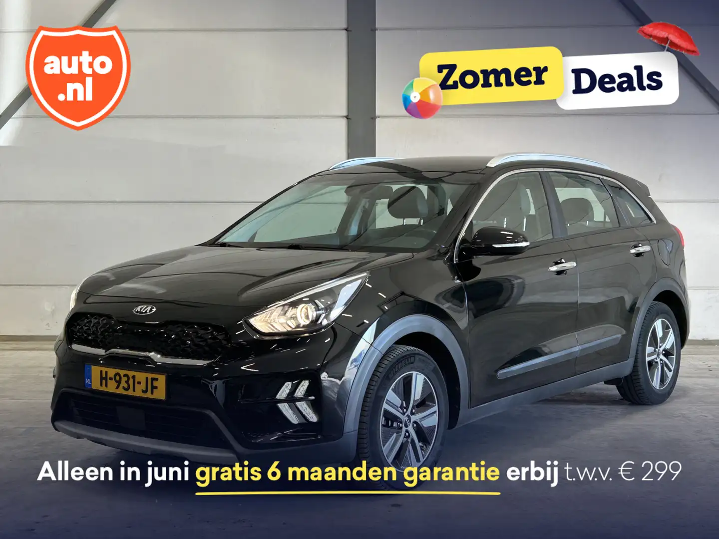 Kia Niro 1.6 GDi Hybrid DynamicLine | Adapt Cruise Control Zwart - 1