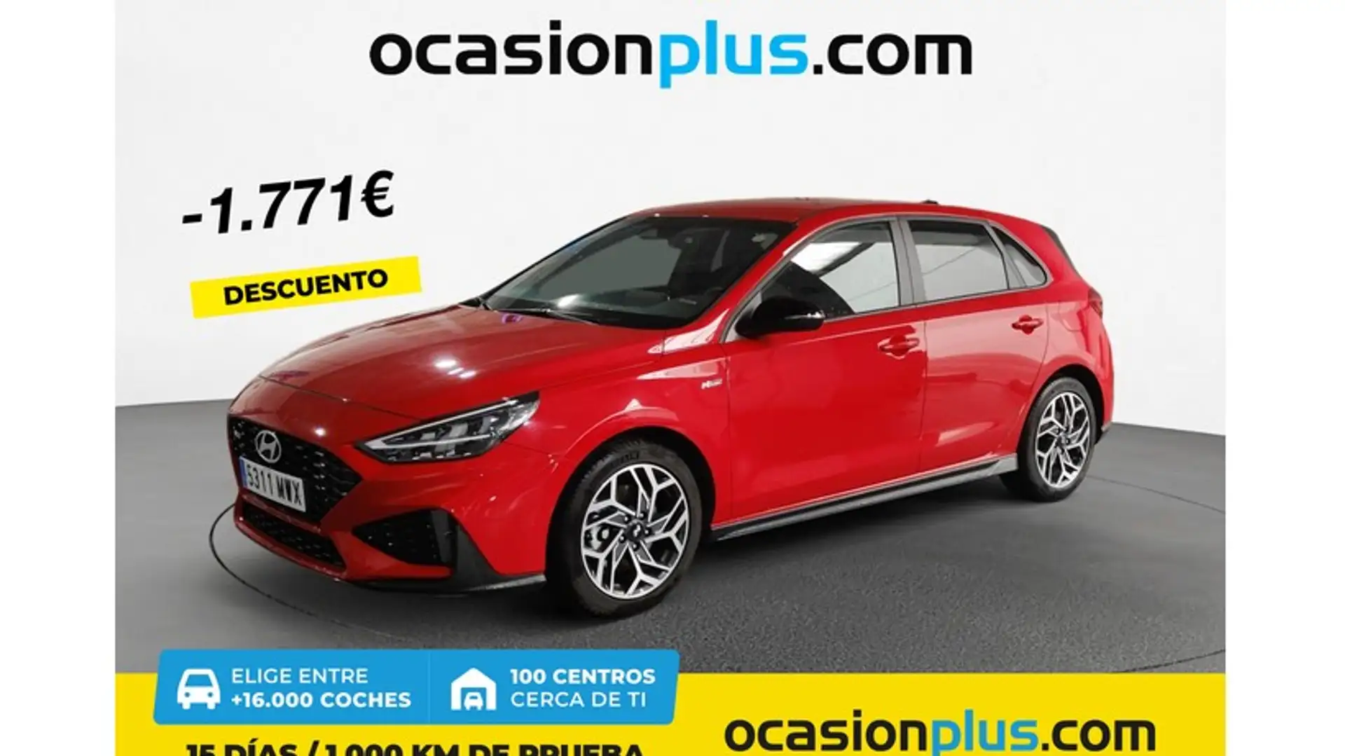 Hyundai i30 1.0 TGDI N Line 100 Rojo - 1