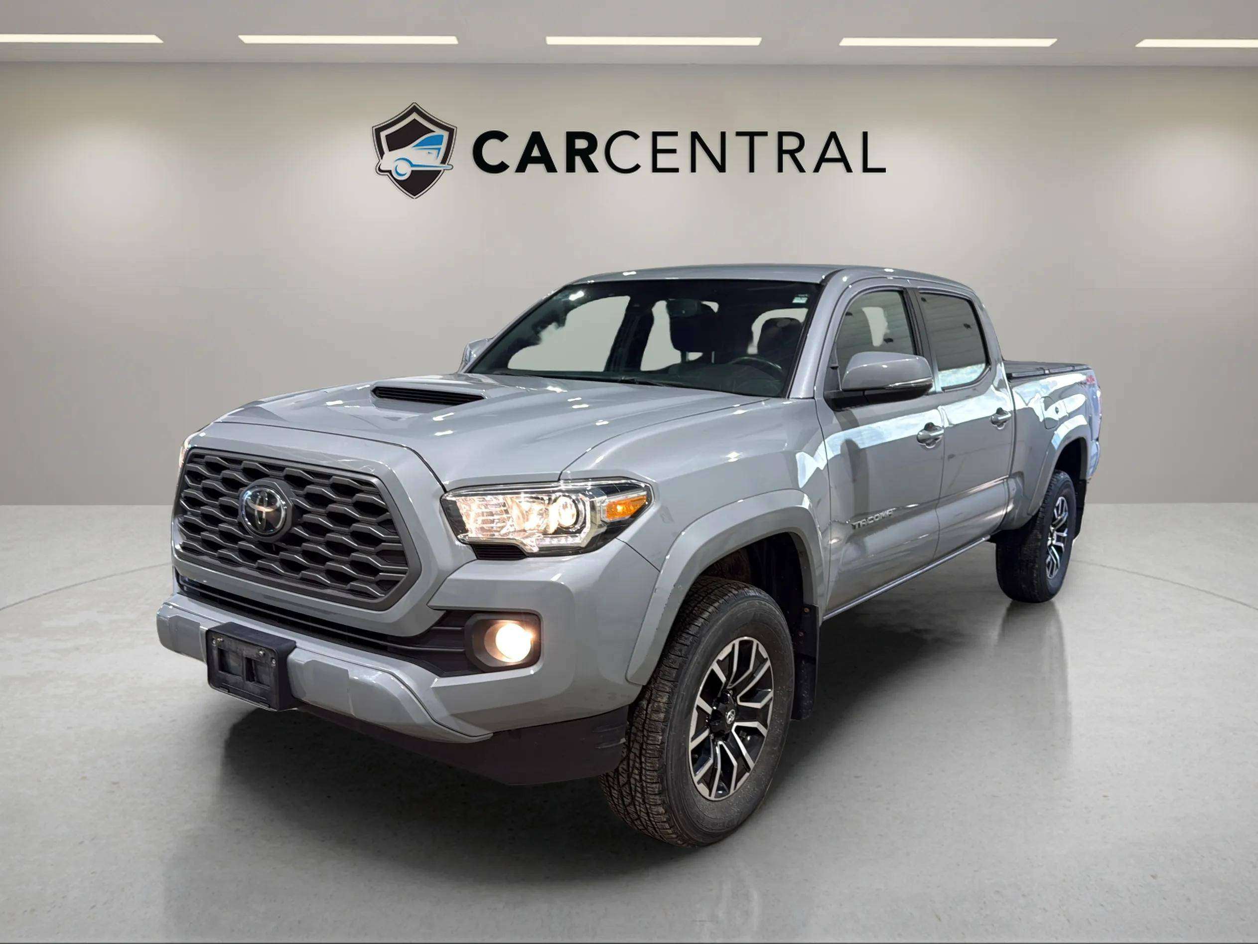 Gray 2021 Toyota Tacoma Pickup Truck Four-Wheel Drive Automatic