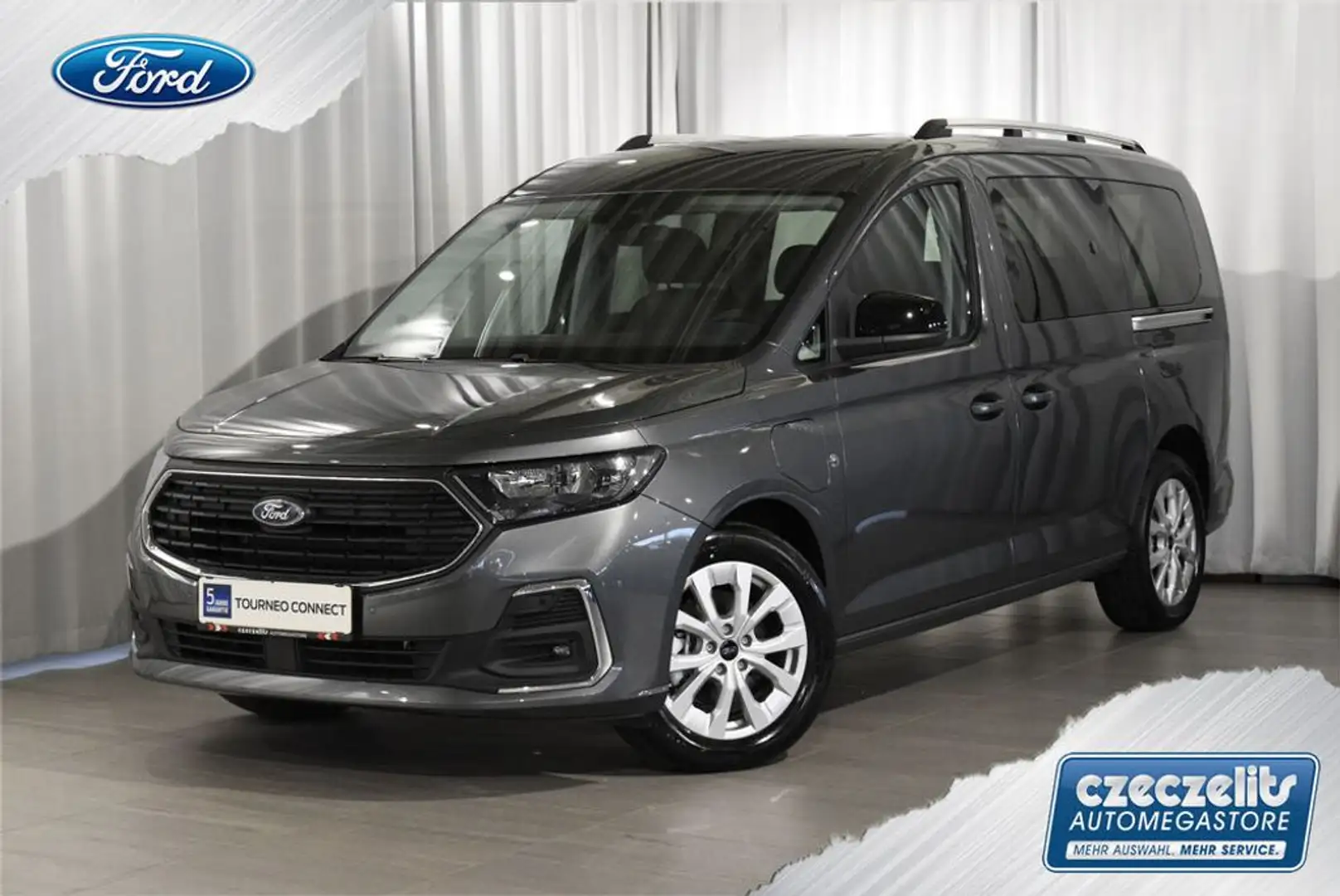 Ford Tourneo Connect Grand 1,5 EcoBoost PHEV Titanium Grau - 1