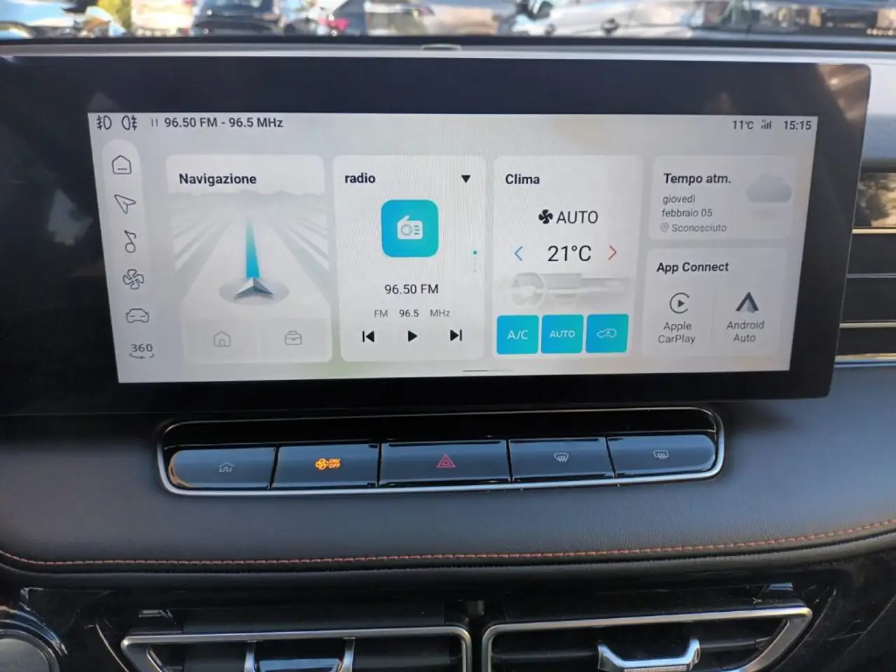 MG HS 1500 T-GDI AT LUXURY 170CV PELLE"19 CAM360 ITALIA 10