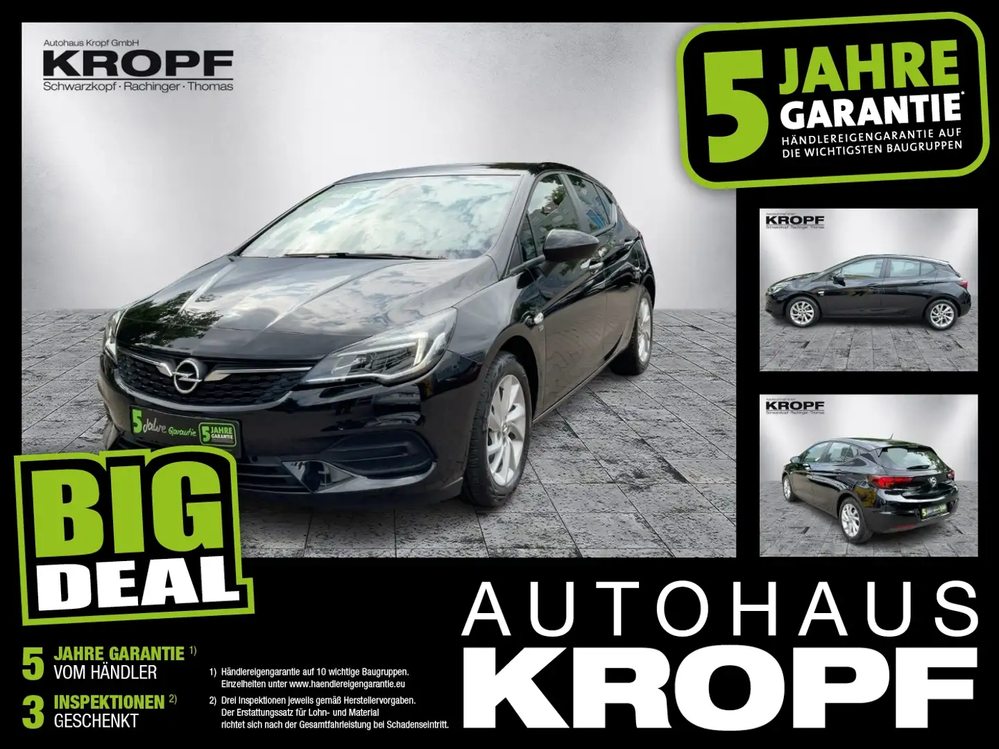 Opel Astra K 1.2 Turbo **Matrix+SHZ+Winterp.** Noir - 1