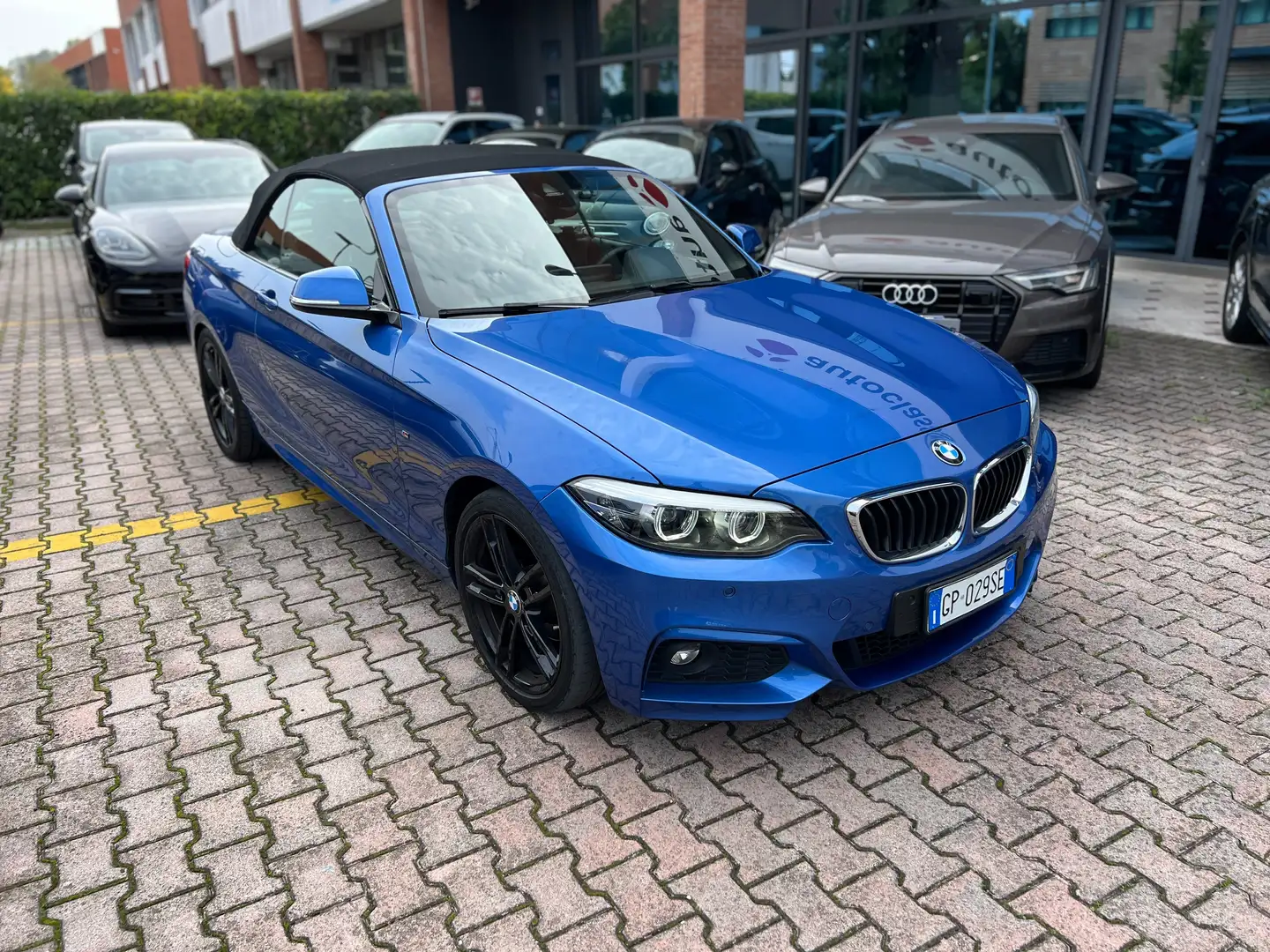 BMW 218 Serie 2 F23 Cabrio 218i Cabrio Msport auto my18 Bleu - 2