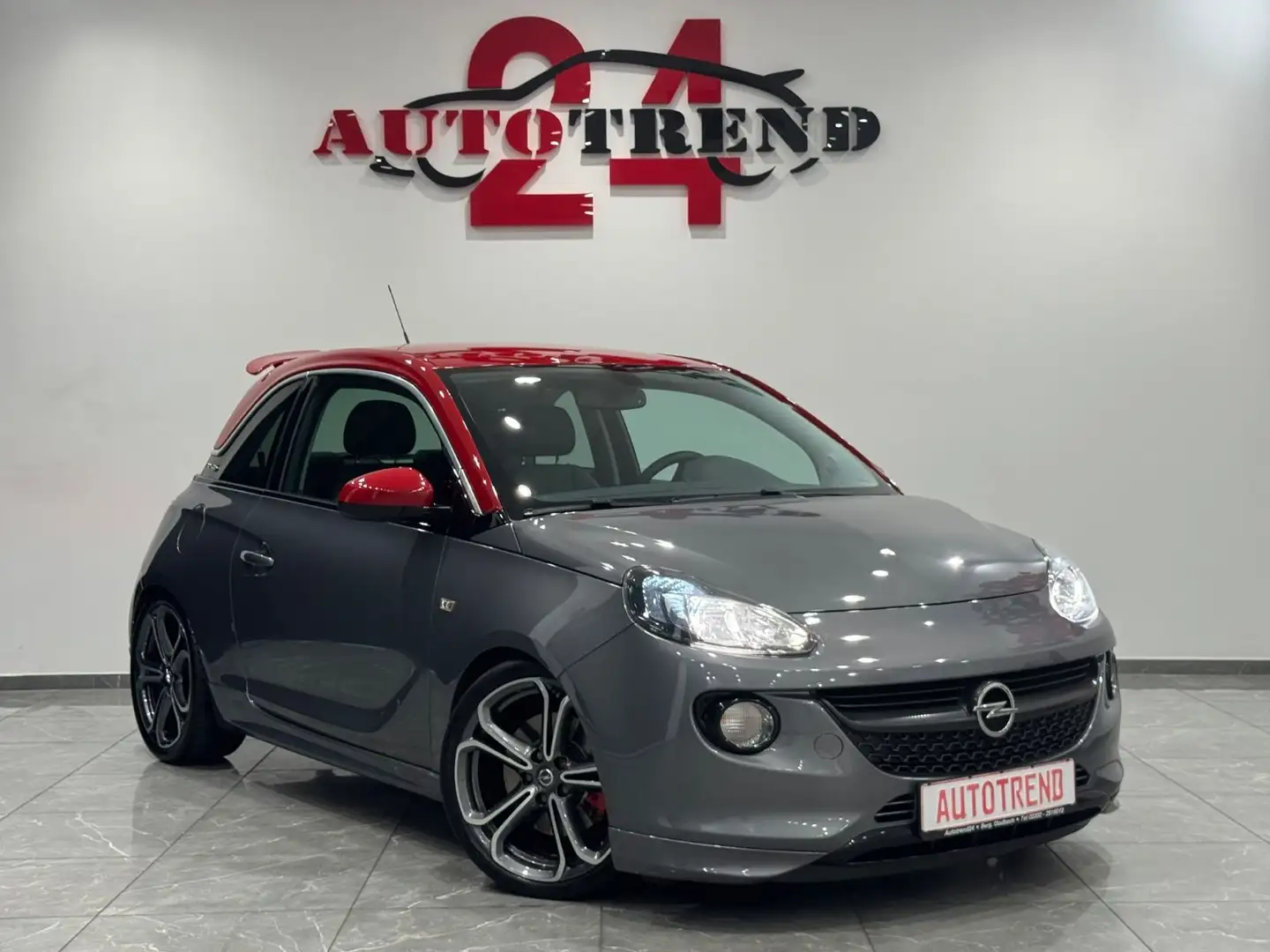 Opel Adam S TEILLEDERSPORTSITZE+KLIMAAUTOMATIK Gris - 2