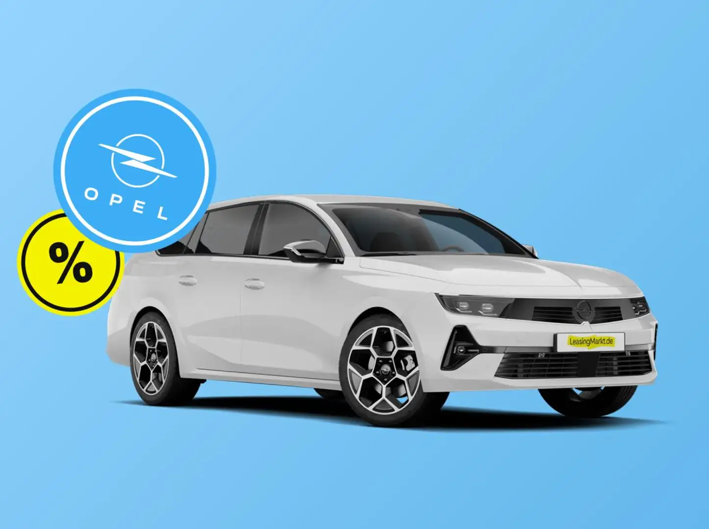 Opel Astra ST 1.2 Turbo Edition - im Kilometerleasing! Weiß - 1