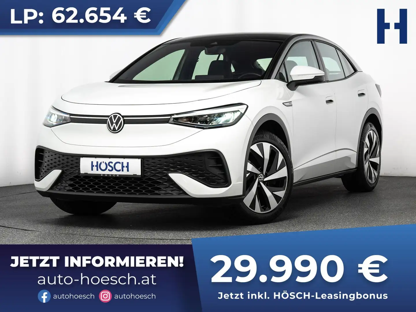 Volkswagen ID.5 Pro 82 kWh 20" AHK KOMFORT ASSISTENZ -52% Weiß - 1