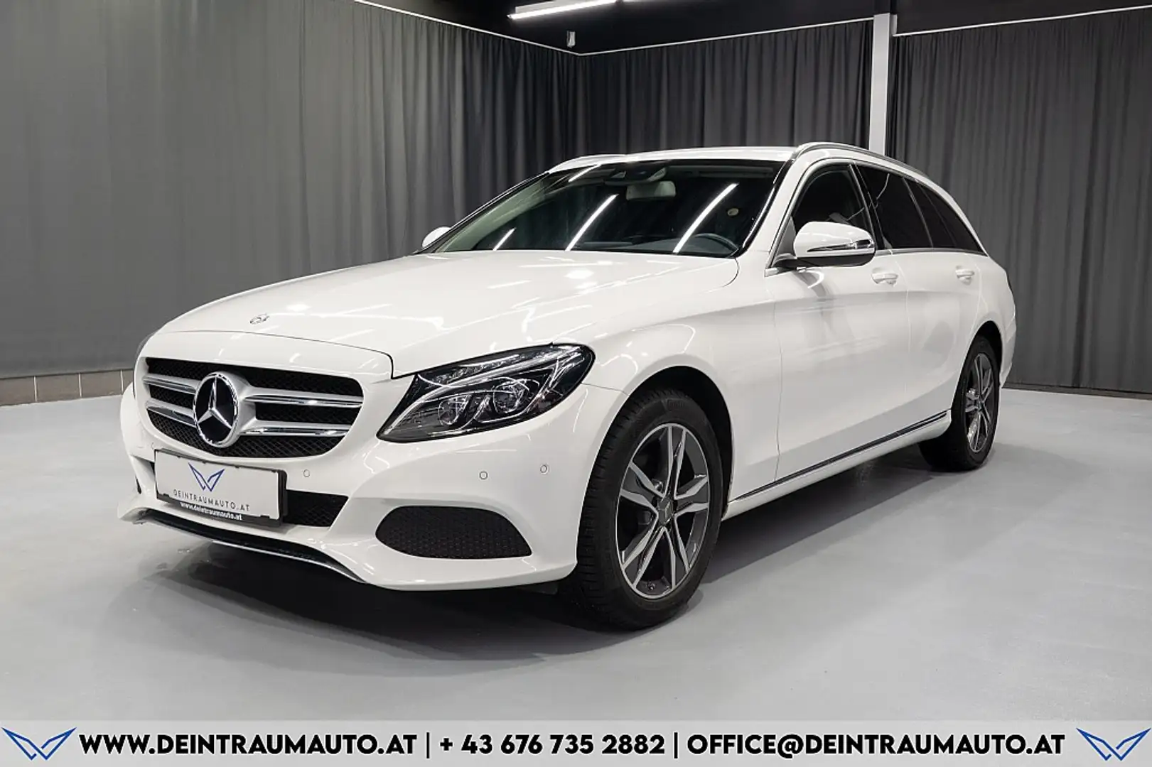 Mercedes-Benz C 200 d T Avantgarde Aut.*LED*SHZ*R-KAMERA*NAVI* Weiß - 1