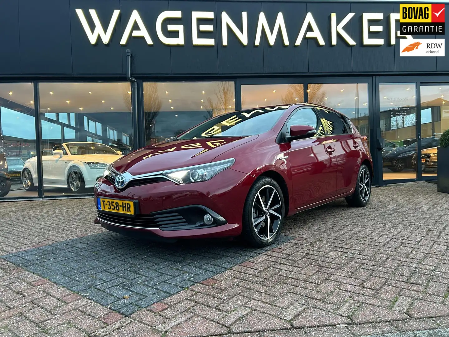 Toyota Auris 1.8 Hybrid Black Edition Aut|Clima|Cruise|NAVI|CAM Rouge - 1