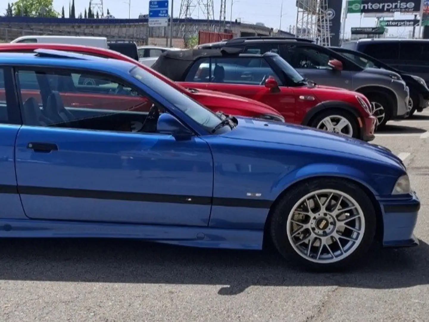 BMW 323 323i Coupé Bleu - 2