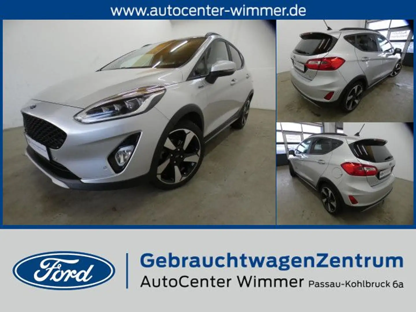 Ford Fiesta 1,0 EcoBoost  Active Mild-Hybrid Silber - 1