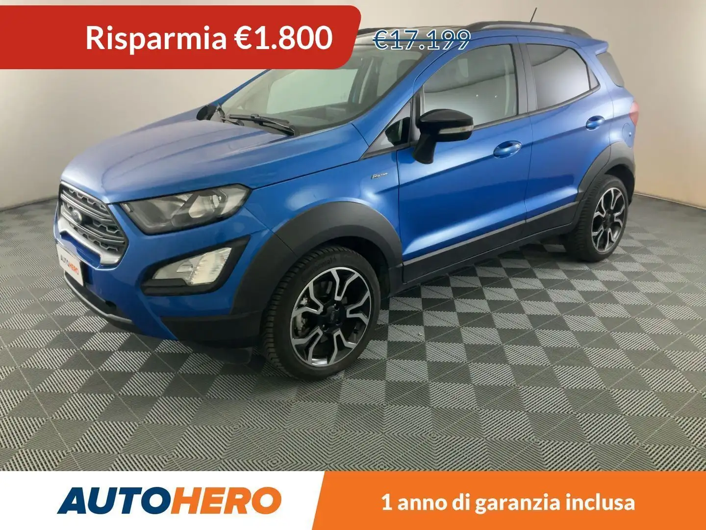 Ford EcoSport 1.0 EcoBoost Active 125 CV Blu/Azzurro - 1