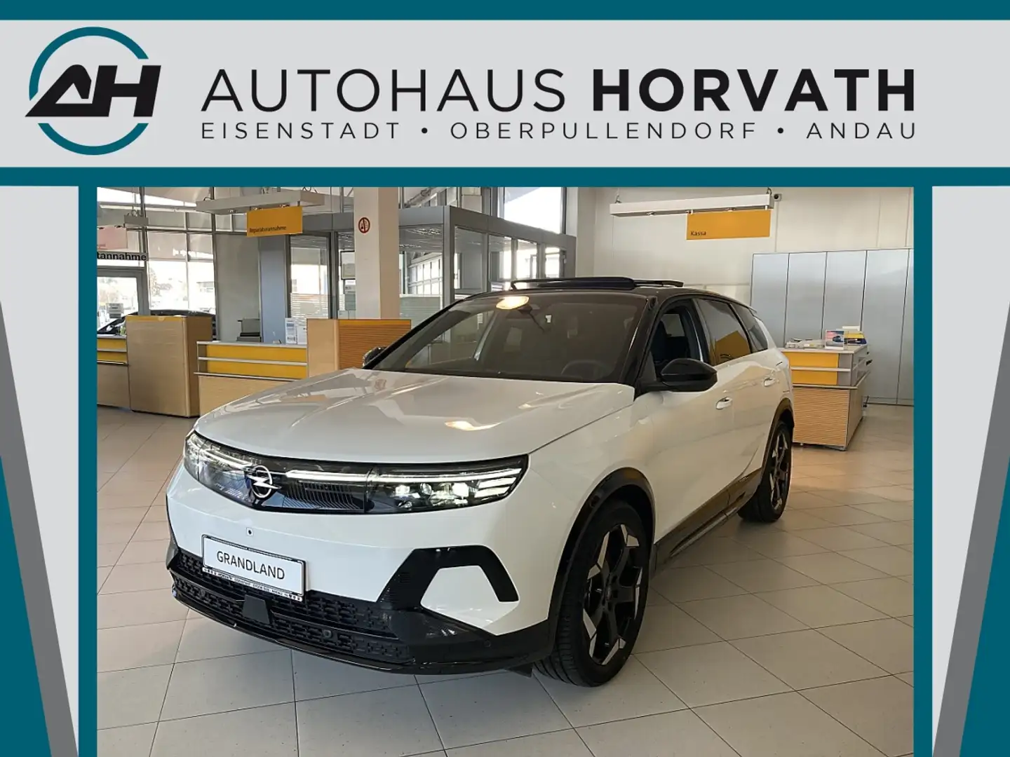 Opel Grandland Electric 73kWh AWD Ultimate Weiß - 1