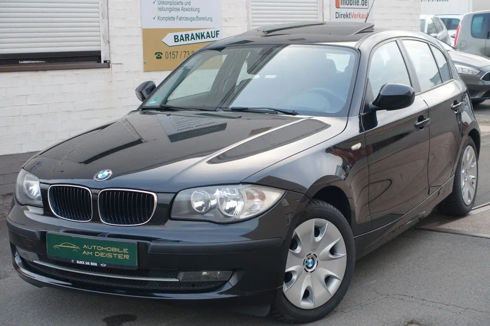 BMW 116 Lim. 116i*FACELIFT*EURO 5*KLIMA*GSD*BC*ZV*TÜV 27 Schwarz - 1