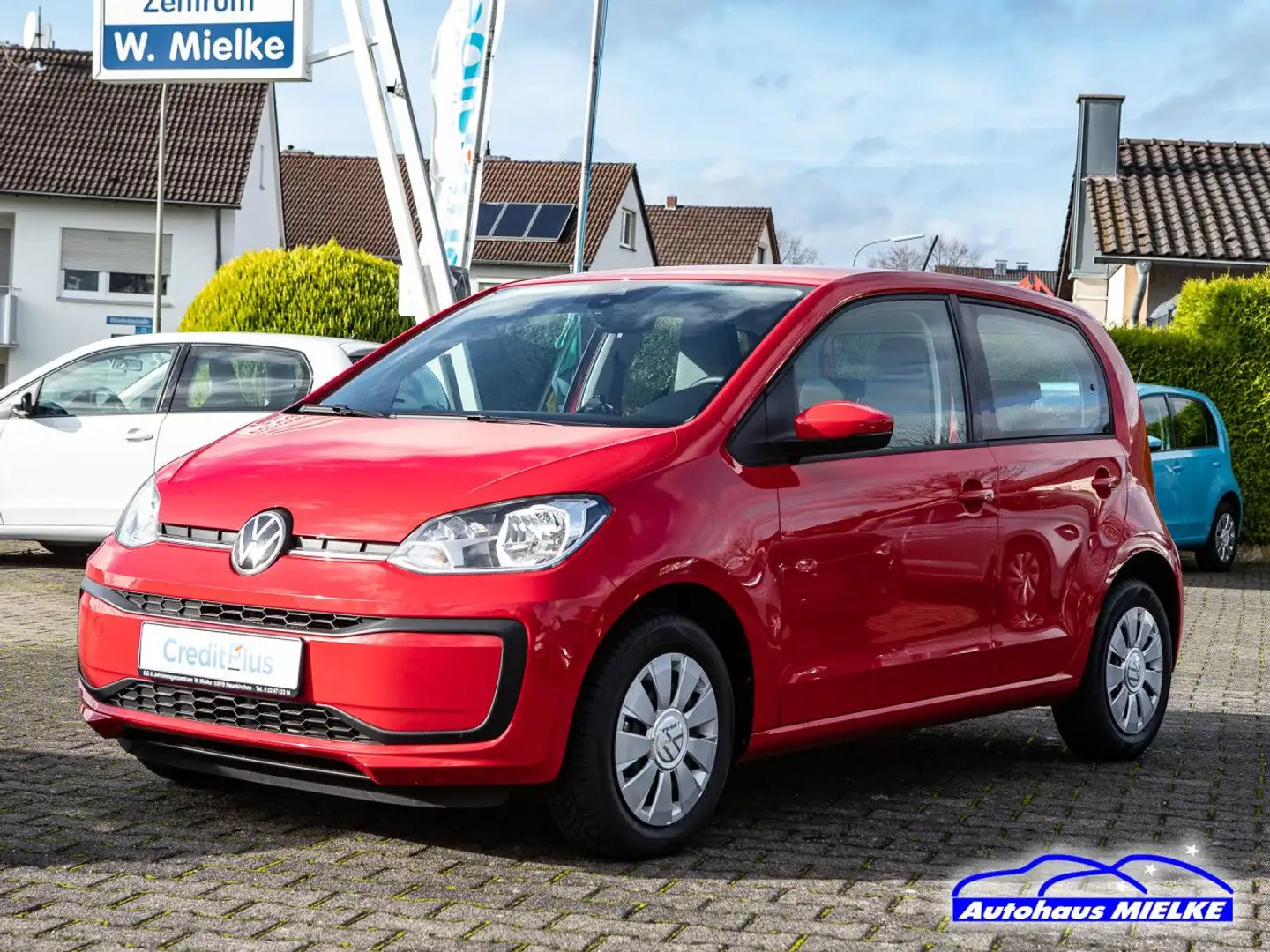 Volkswagen up! 4-türig Klima/App/PDC/Tempo/R.Kamera Navi Rouge - 1
