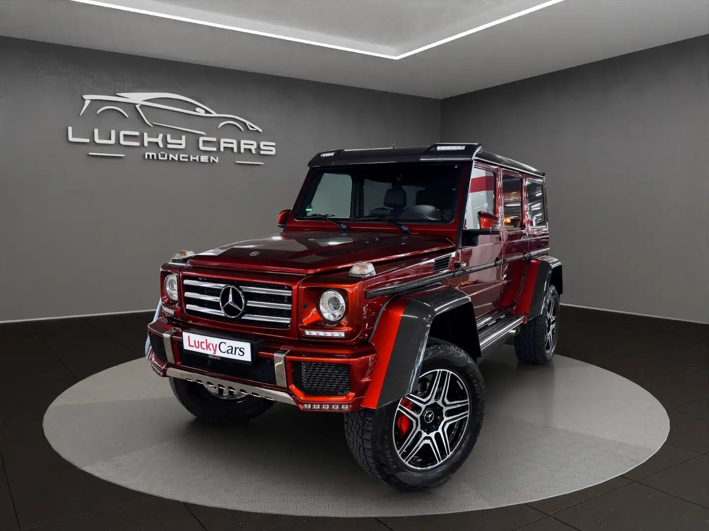 Mercedes-Benz G 500 G500 4x4² *BRABUS-TRITTBRETTER*DESIGNO*H&K* Rood - 1