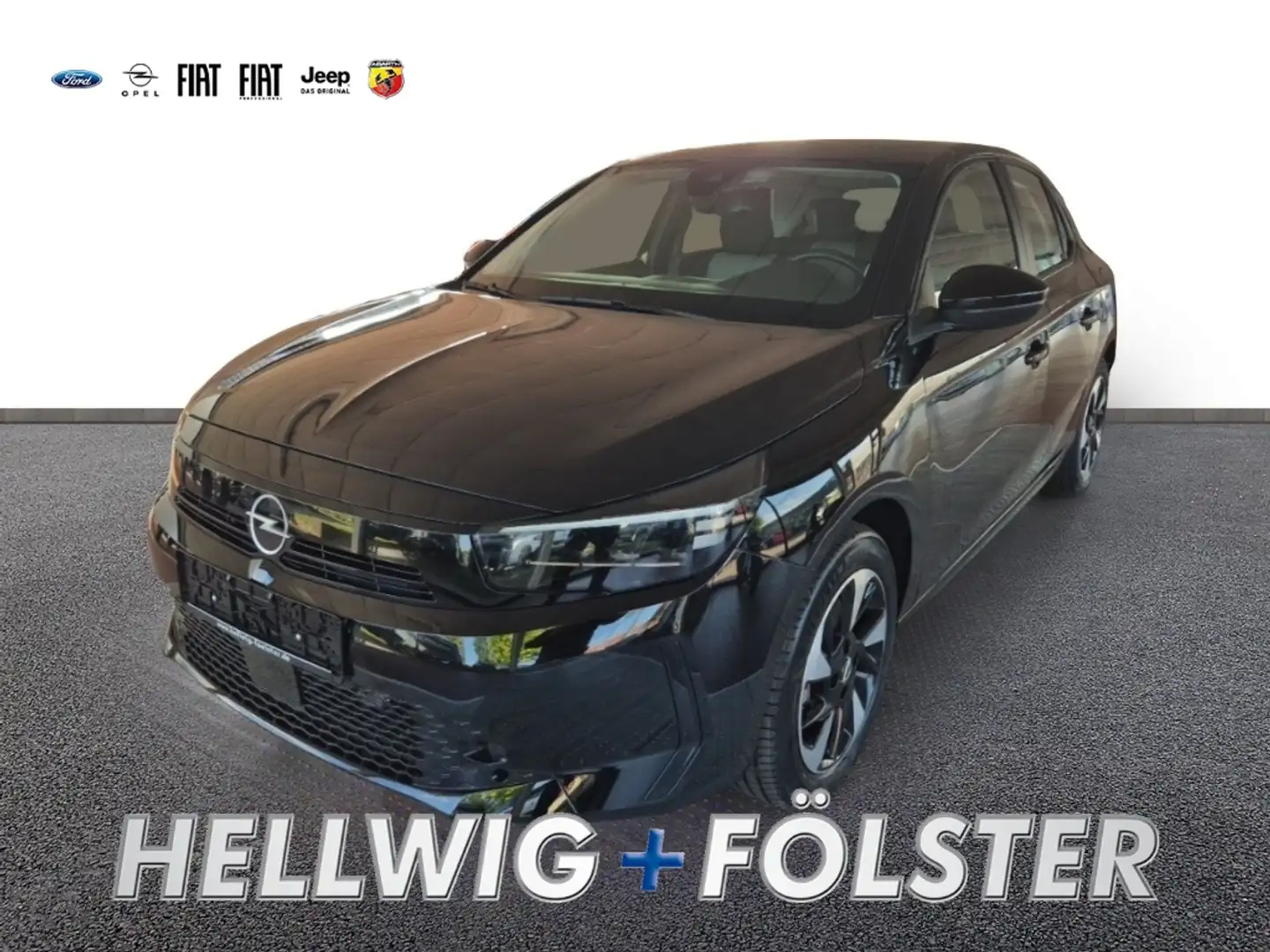 Opel Corsa-e F Edition 7,4 kw Charger SHZ PDC Schwarz - 1
