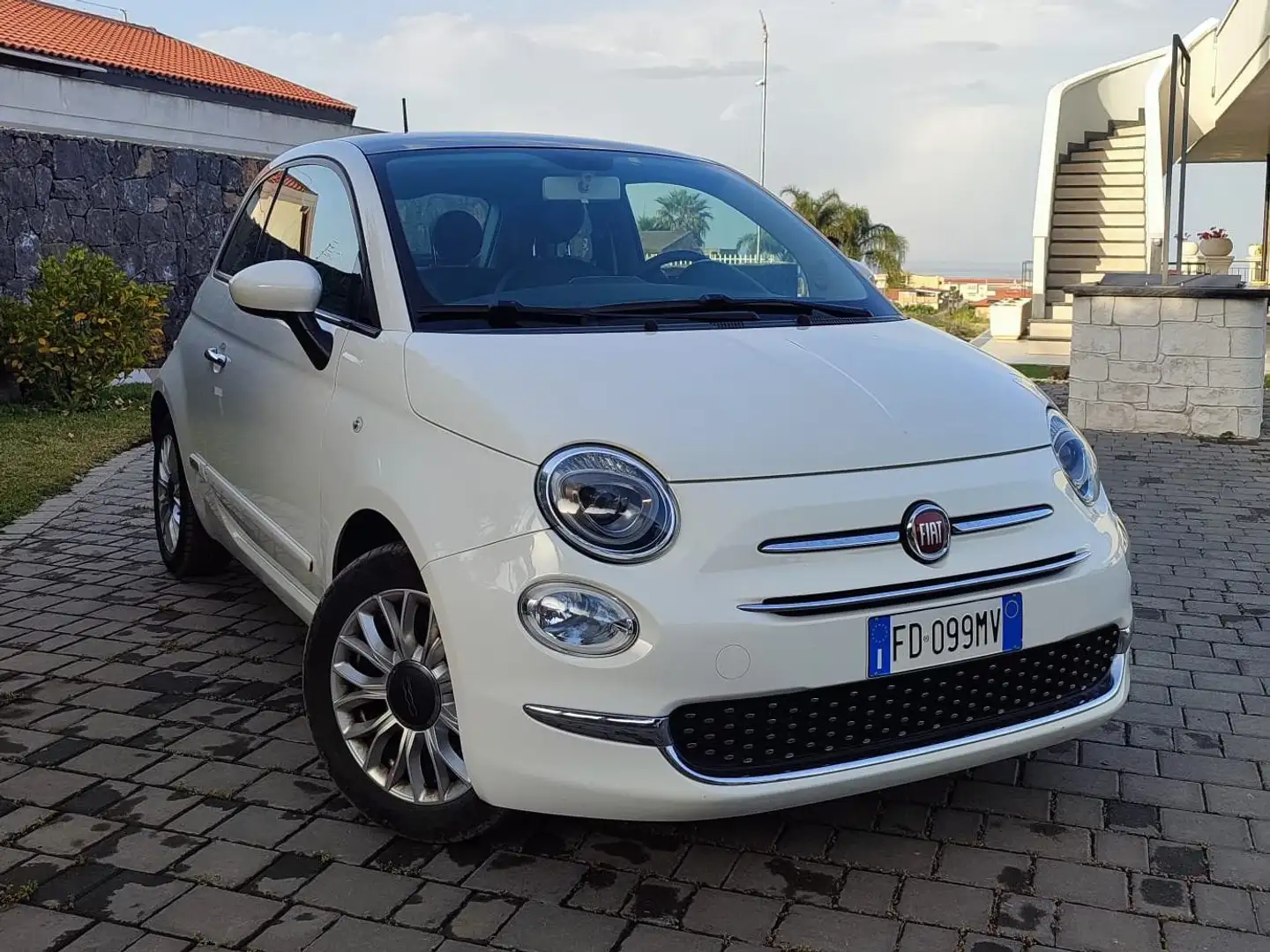 Fiat 500 500 III 2015 1.2 Lounge 69cv Bianco - 2