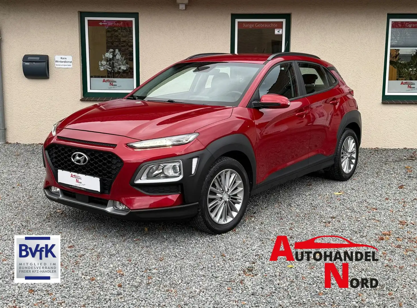 Hyundai KONA Aut. Rückfahrkamera 177Ps AHK Garantie Rot - 1