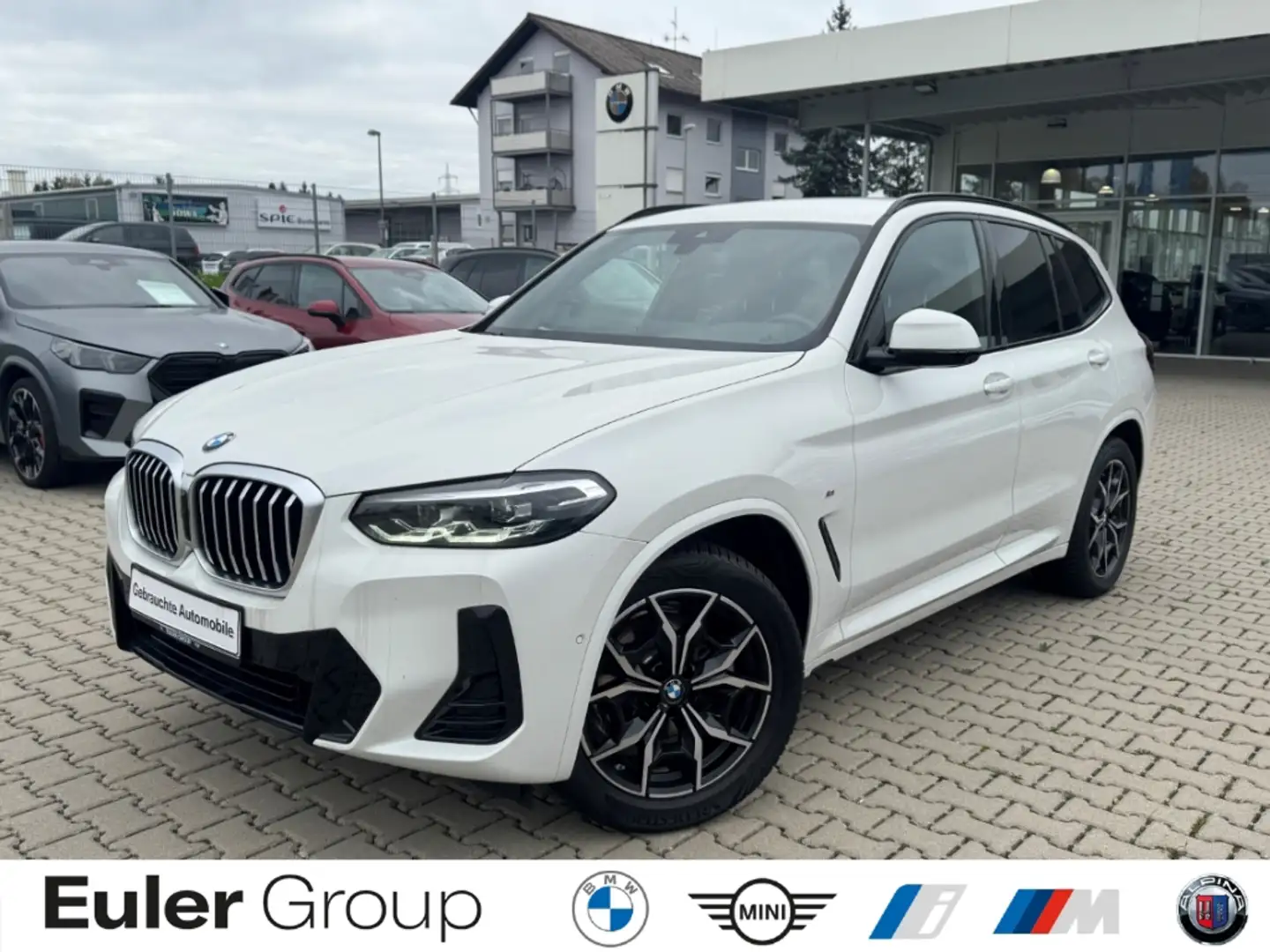 BMW X3 xDrive 20d A M Sport Navi ParkASS+ 360 Grad SHZ LE Weiß - 1