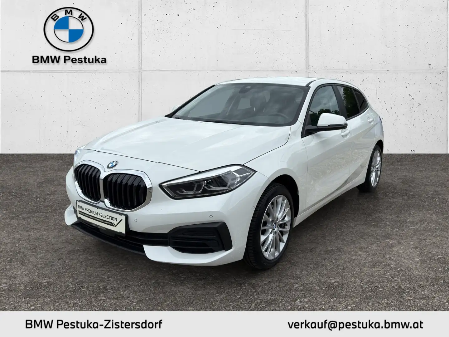 BMW 116 116d Blanc - 1
