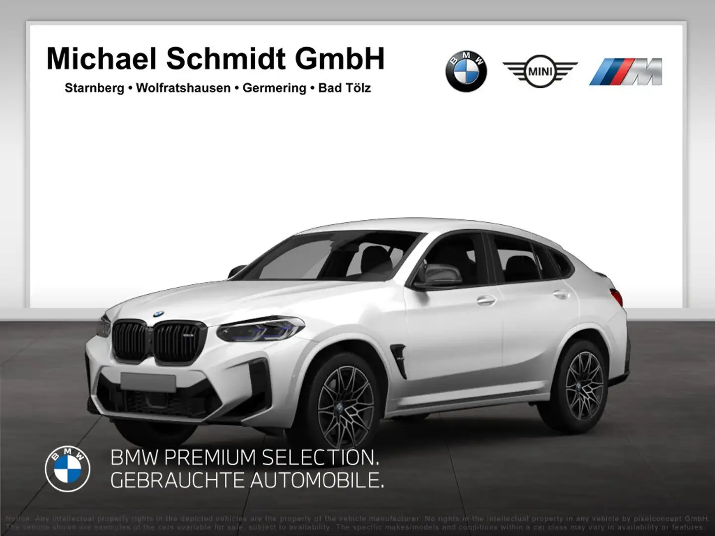 BMW X4 M Competition 741€ netto/mtl.*H/K*Pano*Head-Up*Drive Weiß - 1